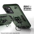 iQOO Z11x 5G case with foldable ring stand for hands-free viewing in kickstand position