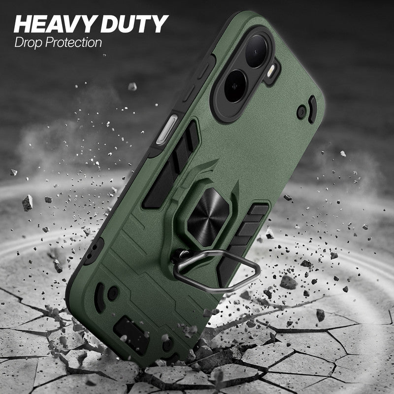 Poco C85x 5G protective case illustrating impact drop protection with an impact-resistant frame.