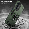 Realme 15x 5G protective case illustrating impact drop protection with an impact-resistant frame.
