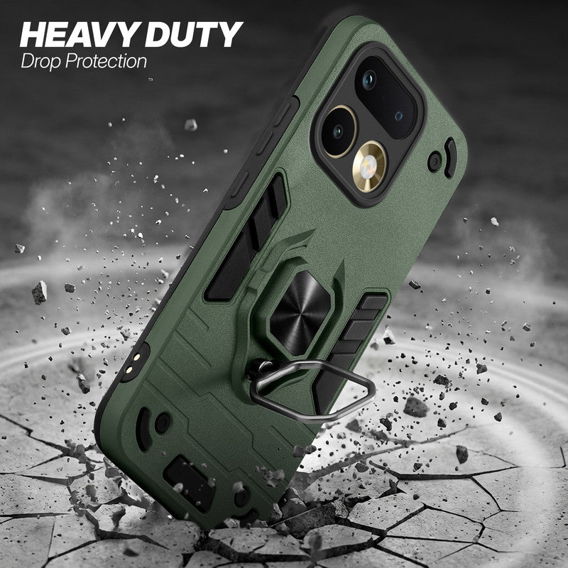 Realme 16 Pro 5G protective case illustrating impact drop protection with an impact-resistant frame.