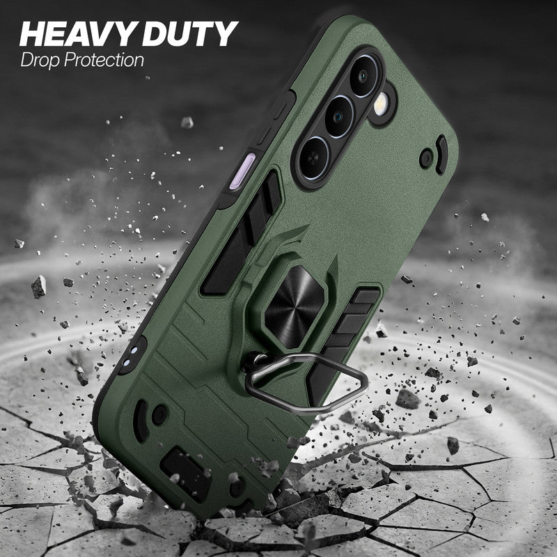 Realme C83 5G protective case illustrating impact drop protection with an impact-resistant frame.