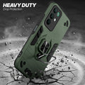 Realme C85 5G protective case illustrating impact drop protection with an impact-resistant frame.