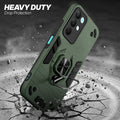 Realme Narzo 90x 5G protective case illustrating impact drop protection with an impact-resistant frame.