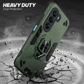 Realme P4x 5G protective case illustrating impact drop protection with an impact-resistant frame.