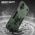 Samsung F07 protective case illustrating impact drop protection with an impact-resistant frame.