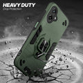 Samsung F70e 5G protective case illustrating impact drop protection with an impact-resistant frame.