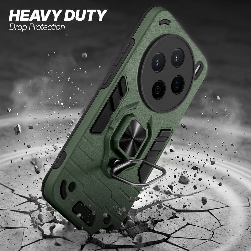 Vivo X200T 5G protective case illustrating impact drop protection with an impact-resistant frame.