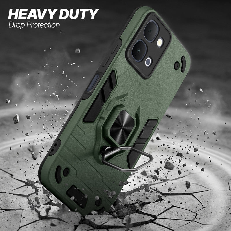 iQOO Z11x 5G protective case illustrating impact drop protection with an impact-resistant frame.