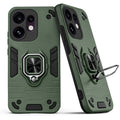 Back view of Oppo Reno 16 5G case highlighting the built-in rotating metal ring holder