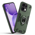 Front and back view of Oppo Reno 16 Pro 5G fitted with a protective case and ring grip