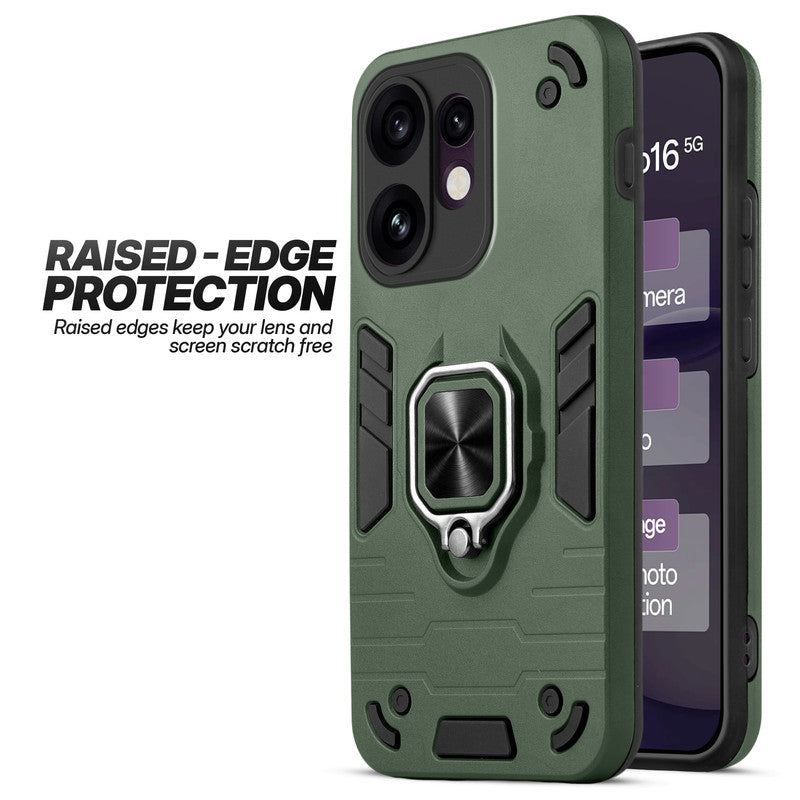 Oppo Reno 16 5G case showing raised edge protection for camera and screen