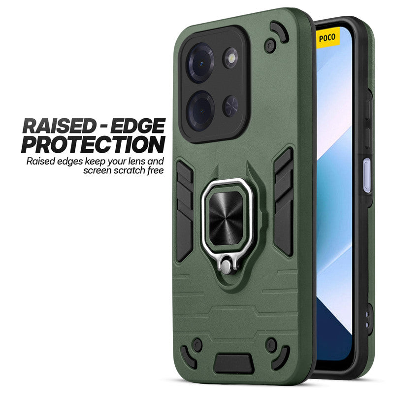 Poco C85 5G case showing raised edge protection for camera and screen