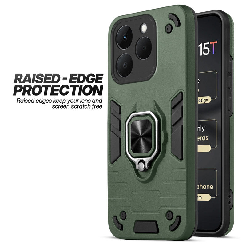 Realme 15T 5G case showing raised edge protection for camera and screen