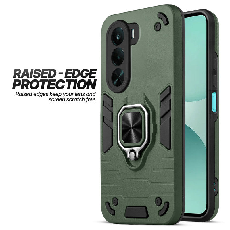 Realme P4x 5G case showing raised edge protection for camera and screen