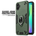 Samsung F07 case showing raised edge protection for camera and screen
