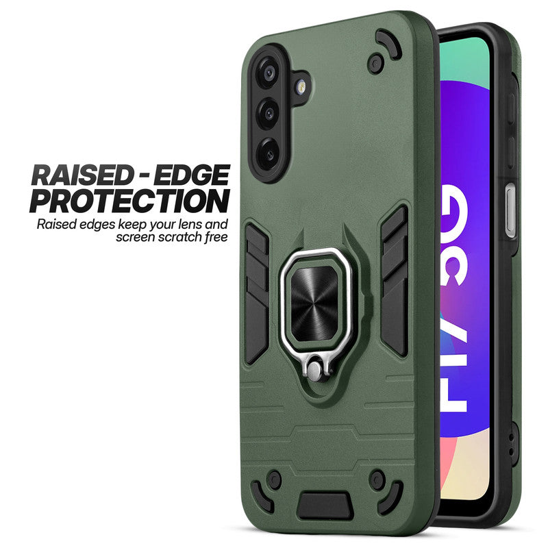 Samsung F17 5G case showing raised edge protection for camera and screen