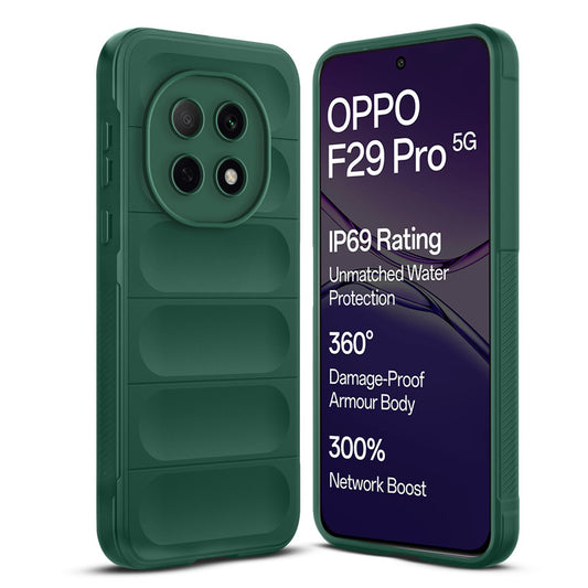 Premium Liquid Silicone Comfort Grip Case for Oppo F29 Pro 5G with Soft Touch Matte TPU