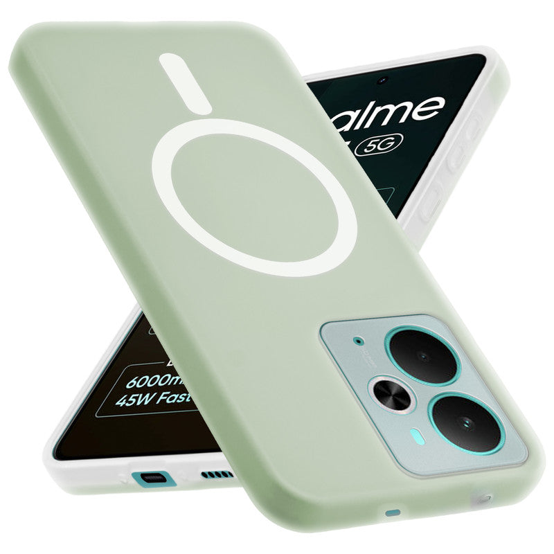 Classic Matte Silicone Back Case for Realme 14T 5G