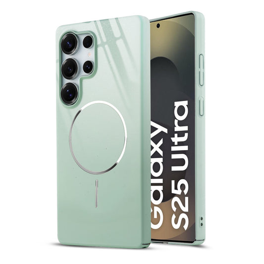 Smooth & Shiny Glossy Hard Back Cover Case For Samsung S25 Ultra 5G With Magsafe Support