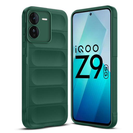 Premium Liquid Silicone Comfort Grip Case for iQOO Z9 5G with Soft Touch Matte TPU