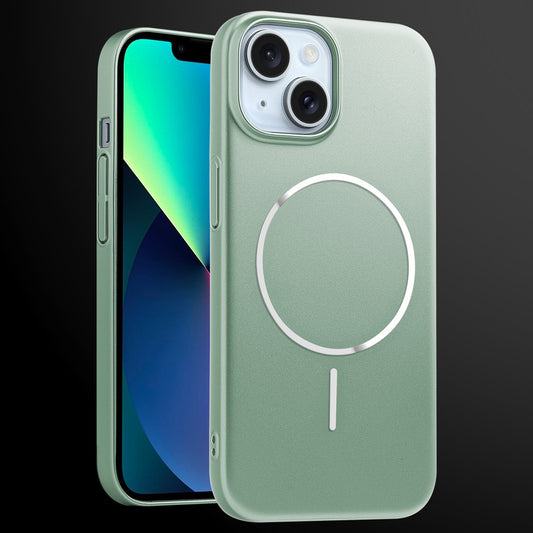 Slim Hard Shell Back Case for Apple iPhone 13 , Shiny Finish with Built in MagSafe Support