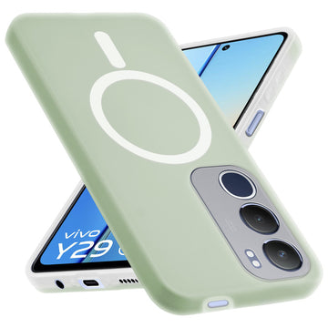 Classic Matte Silicone Back Case for Vivo Y29 5G