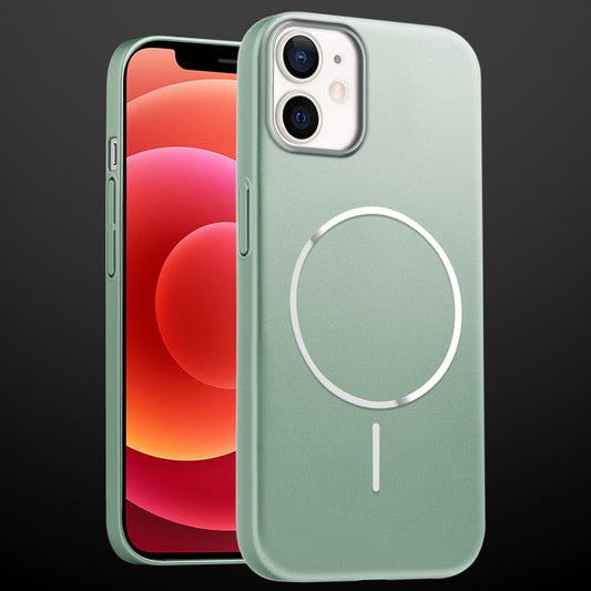 Slim Hard Shell Back Case for Apple iPhone 12 , Shiny Finish with Built in MagSafe Support