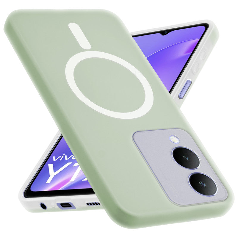 Classic Matte Silicone Back Case for Vivo Y17s