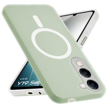 Classic Matte Silicone Back Case for Vivo Y19 5G