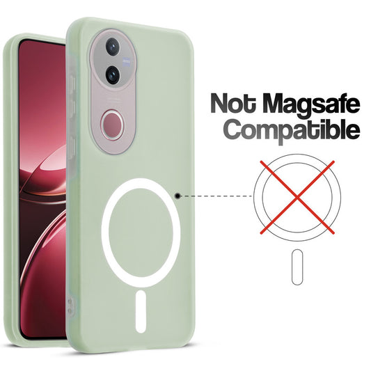 Classic Matte Silicone Back Case for Vivo V50 5G