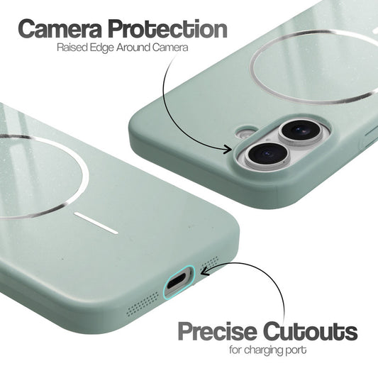 Smooth & Shiny Glossy Hard Back Cover Case For Apple iPhone 17 With Magsafe Support