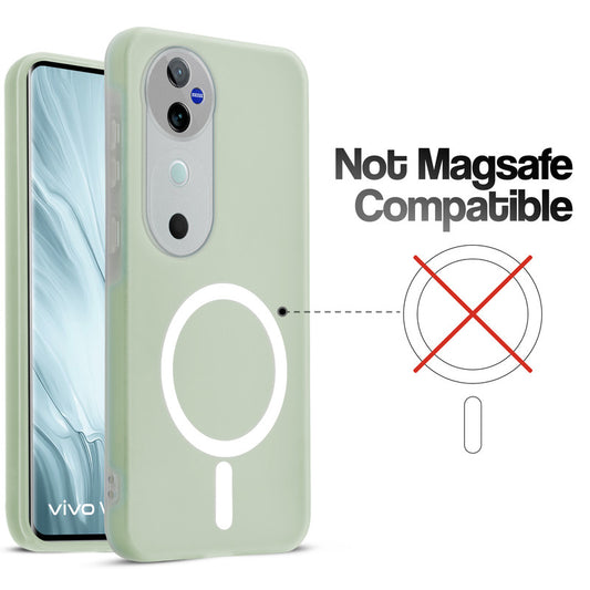 Classic Matte Silicone Back Case for Vivo V40 5G