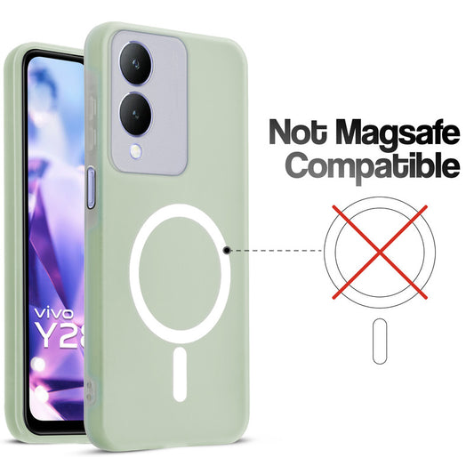 Classic Matte Silicone Back Case for Vivo Y28 5G