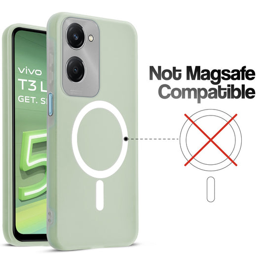 Classic Matte Silicone Back Case for Vivo T3 Lite 5G