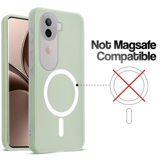 Classic Matte Silicone Back Case for iQOO Z9s 5G