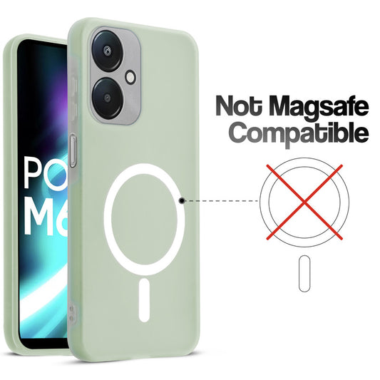 Classic Matte Silicone Back Case for Poco M6 5G