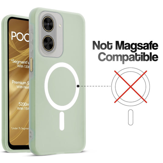 Classic Matte Silicone Back Case for Poco C71