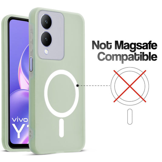 Classic Matte Silicone Back Case for Vivo Y17s