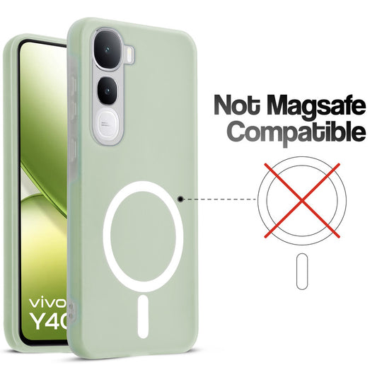Classic Matte Silicone Back Case for Vivo Y400 5G