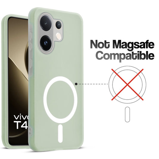 Classic Matte Silicone Back Case for Vivo T4 Pro 5G