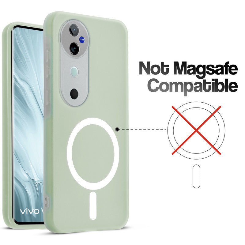 Classic Matte Silicone Back Case for Vivo V40 Pro 5G