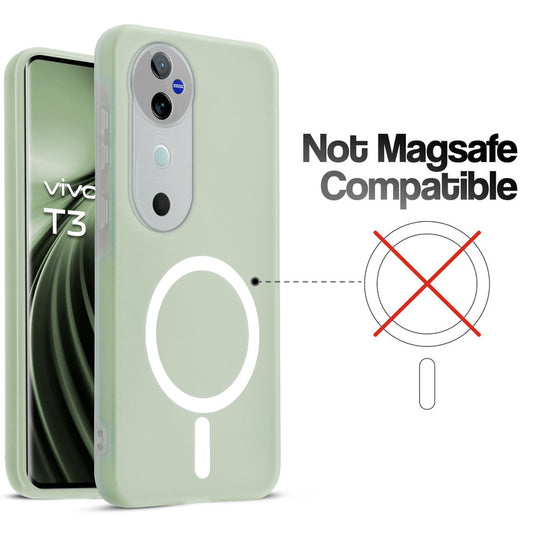 Classic Matte Silicone Back Case for Vivo T3 Ultra 5G