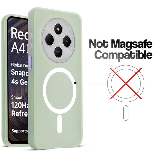 Classic Matte Silicone Back Case for Redmi A4 5G