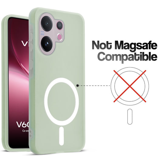 Classic Matte Silicone Back Case for Vivo V60 5G