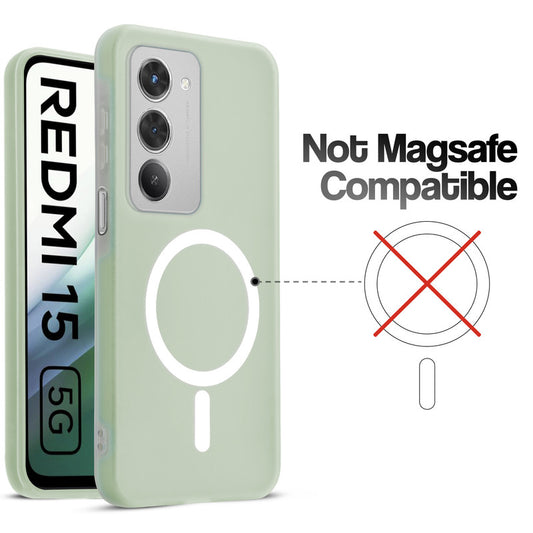 Classic Matte Silicone Back Case for Redmi 15 5G