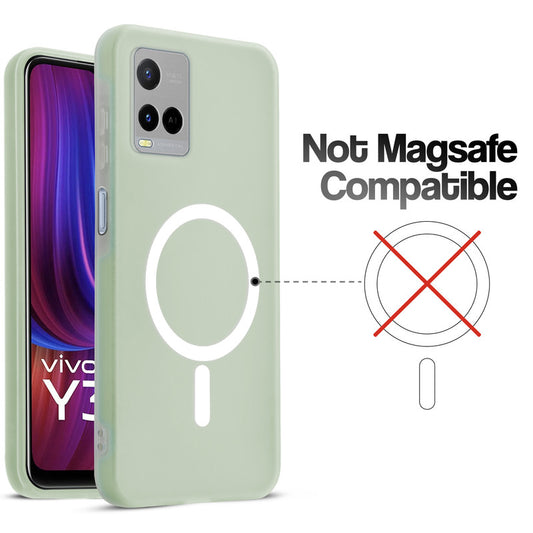 Classic Matte Silicone Back Case for Vivo Y33S