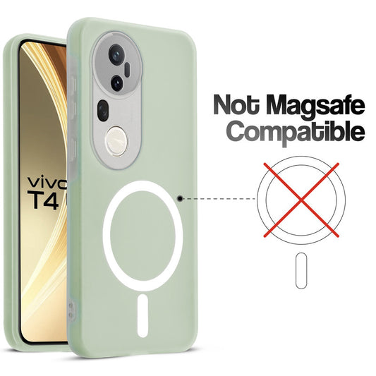 Classic Matte Silicone Back Case for Vivo T4 Ultra 5G