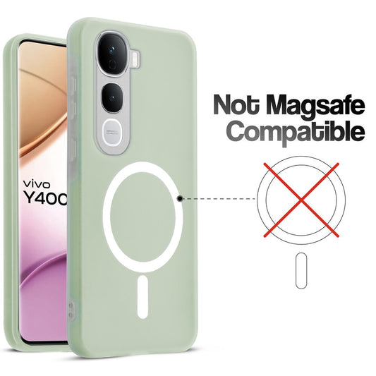 Classic Matte Silicone Back Case for Vivo Y400 Pro 5G