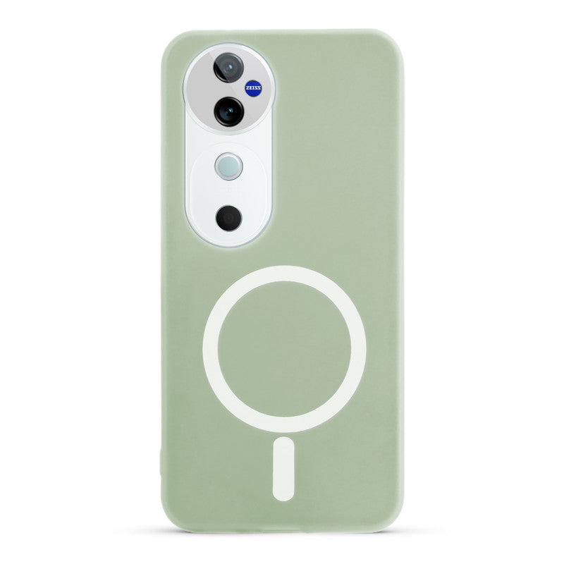 Classic Matte Silicone Back Case for Vivo V40 Pro 5G