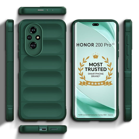 Premium Liquid Silicone Comfort Grip Case for Honor 200 Pro 5G with Soft Touch Matte TPU